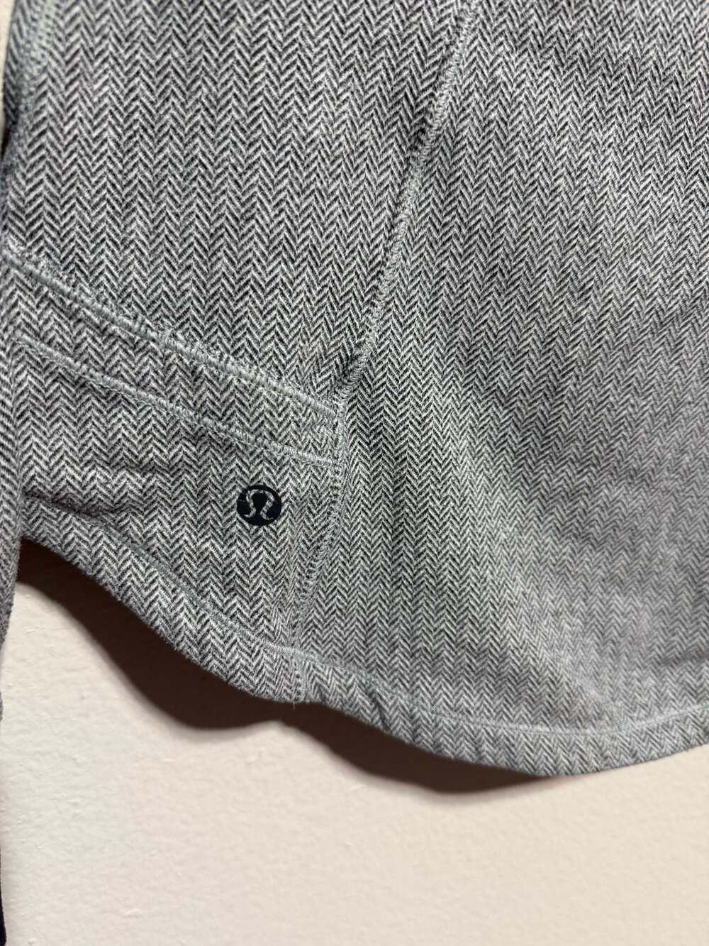Lululemon Base Runner 1/2 Zip Herringbone Performance Pullover - Picture 3 of 4